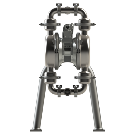 1 1/2 inch clamped metal hygienic pump