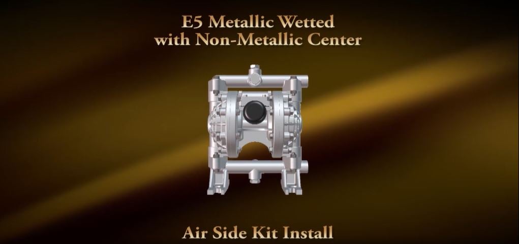 1/2” Bolted Metal with Plastic Center Air End Kit Install