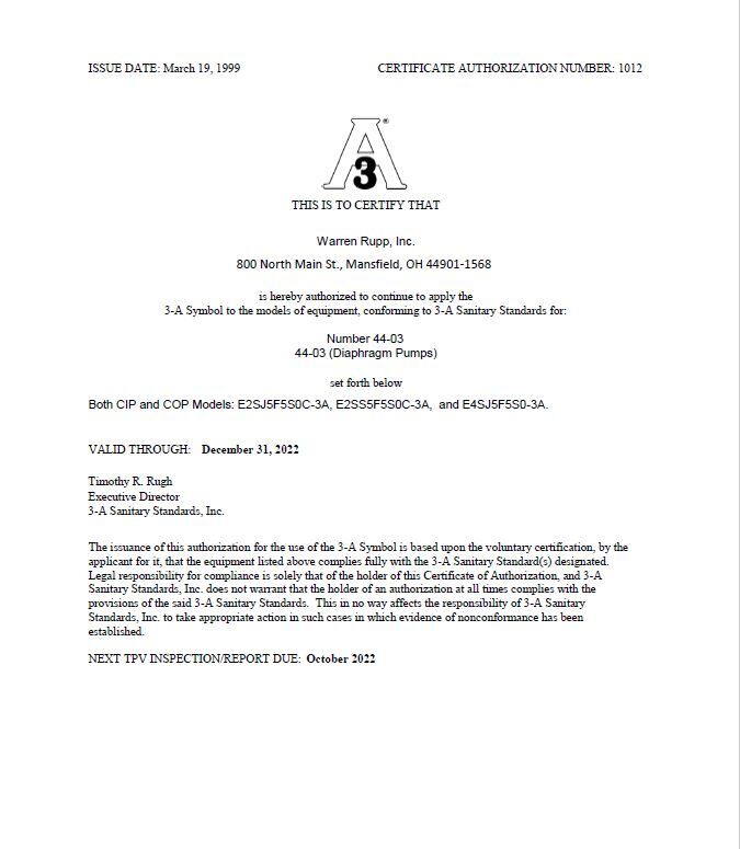 3-A Certificate