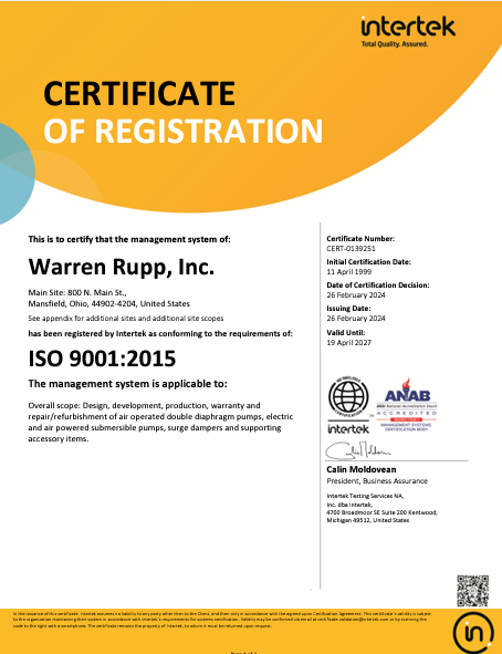 ISO 9001 Certificate