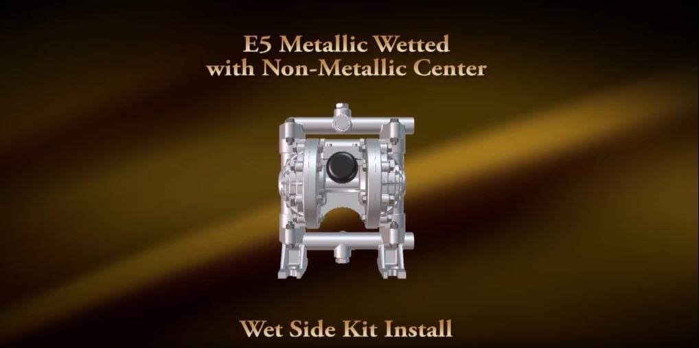 1/2” Bolted Metal with Plastic Center Wet End Kit Install
